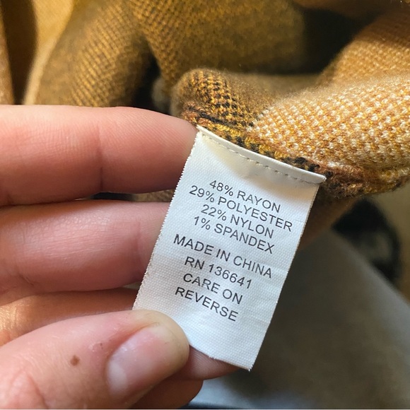 Cotton & Rye Women’s Southwestern Print Poncho Sweater Small - Picture 5 of 5